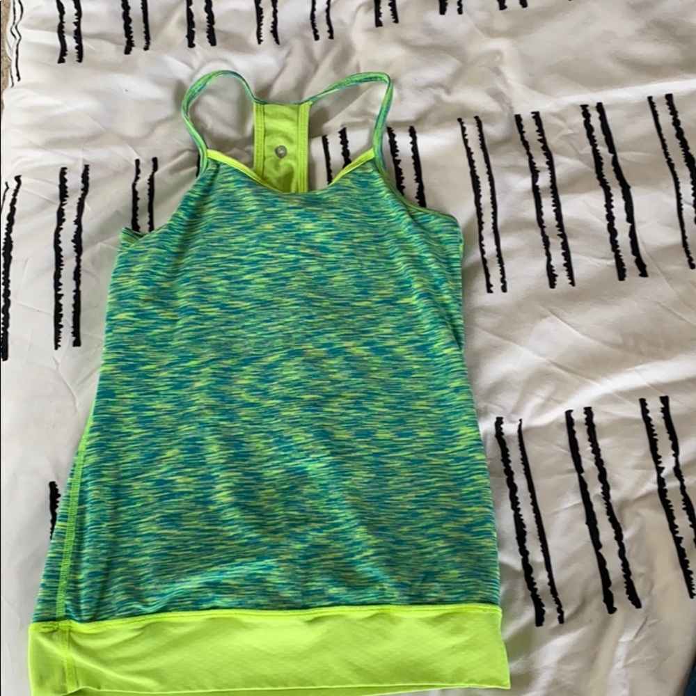 Women’s workout tank top reversible